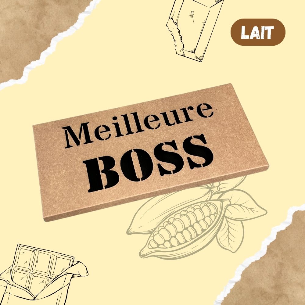 Tablette de chocolat LAIT - Meilleure BOSS