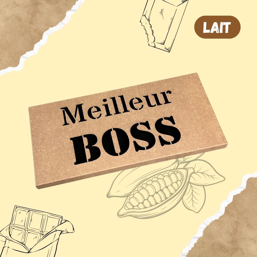 Tablette de chocolat LAIT - Meilleur BOSS