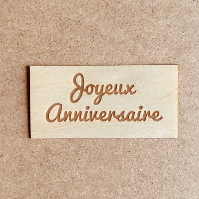 Carte message Joyeux Anniversaire