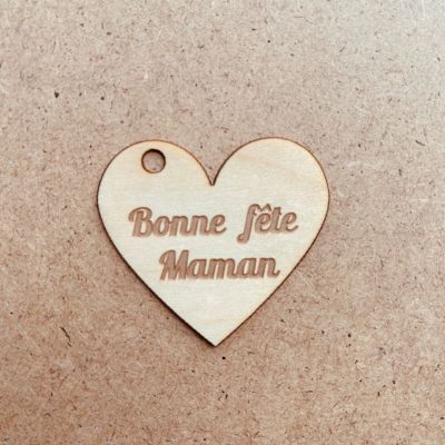 Carte Coeur Bonne fête Maman