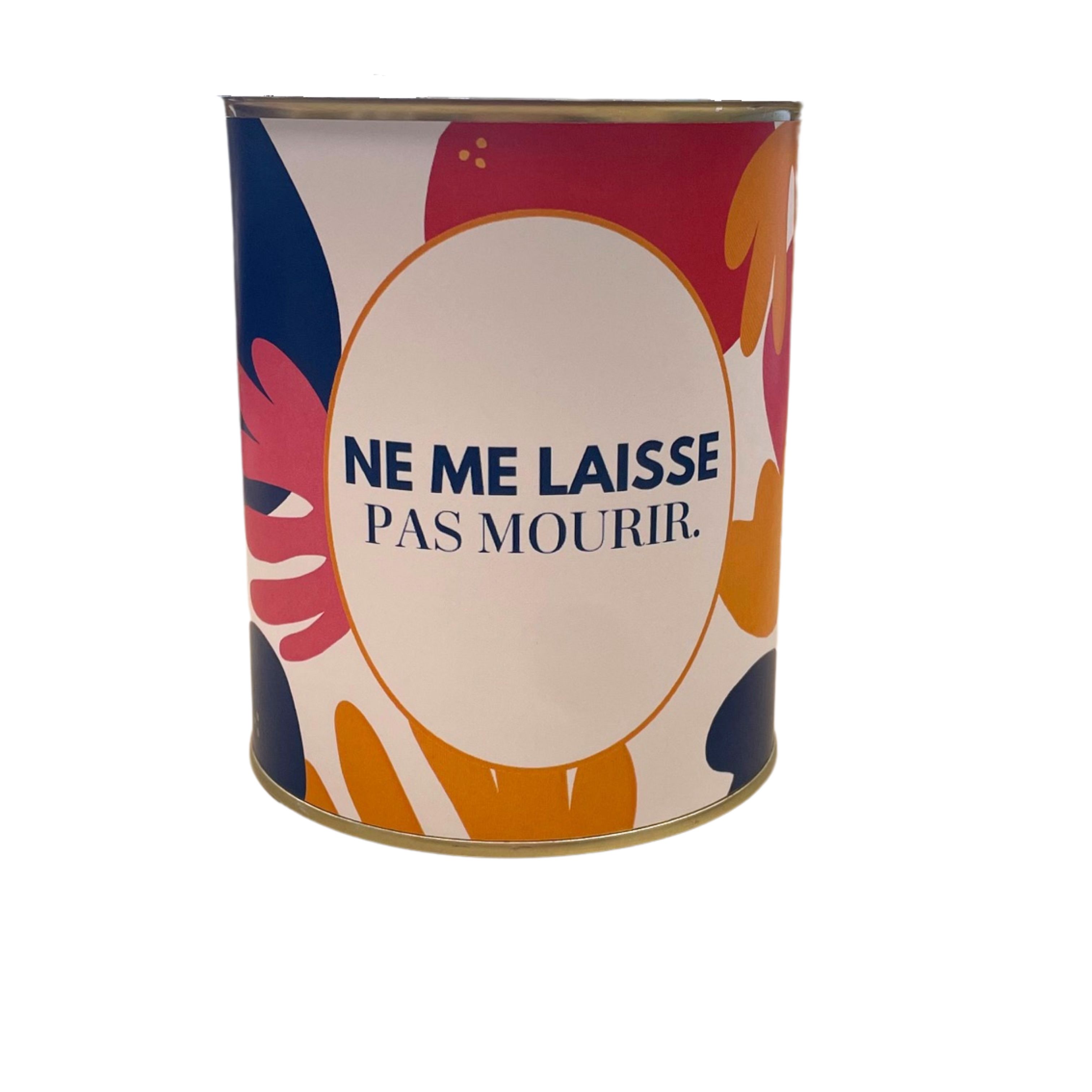 Cache-pots " Ne me laisse pas mourir "