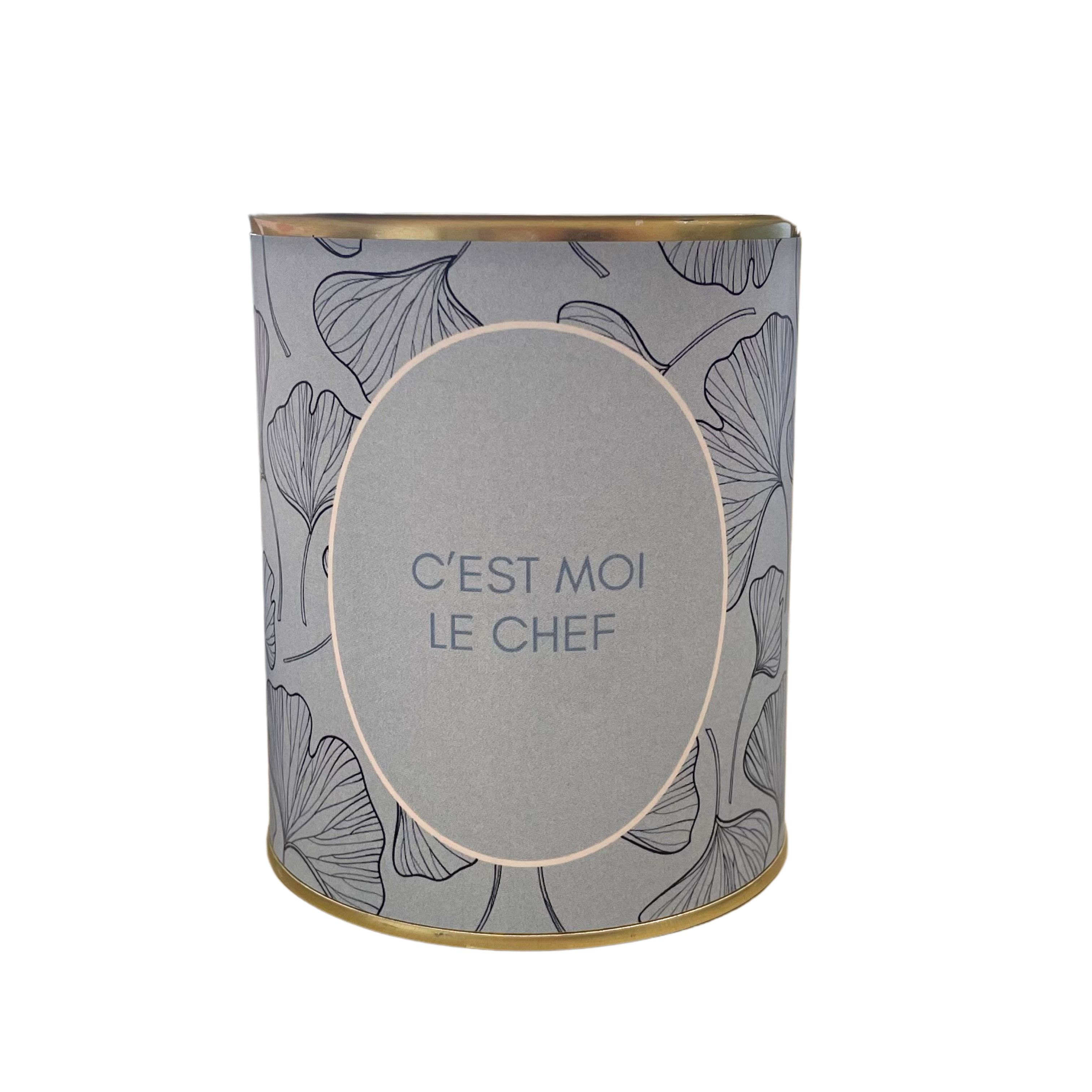 Cache-pots " C'est moi le chef "