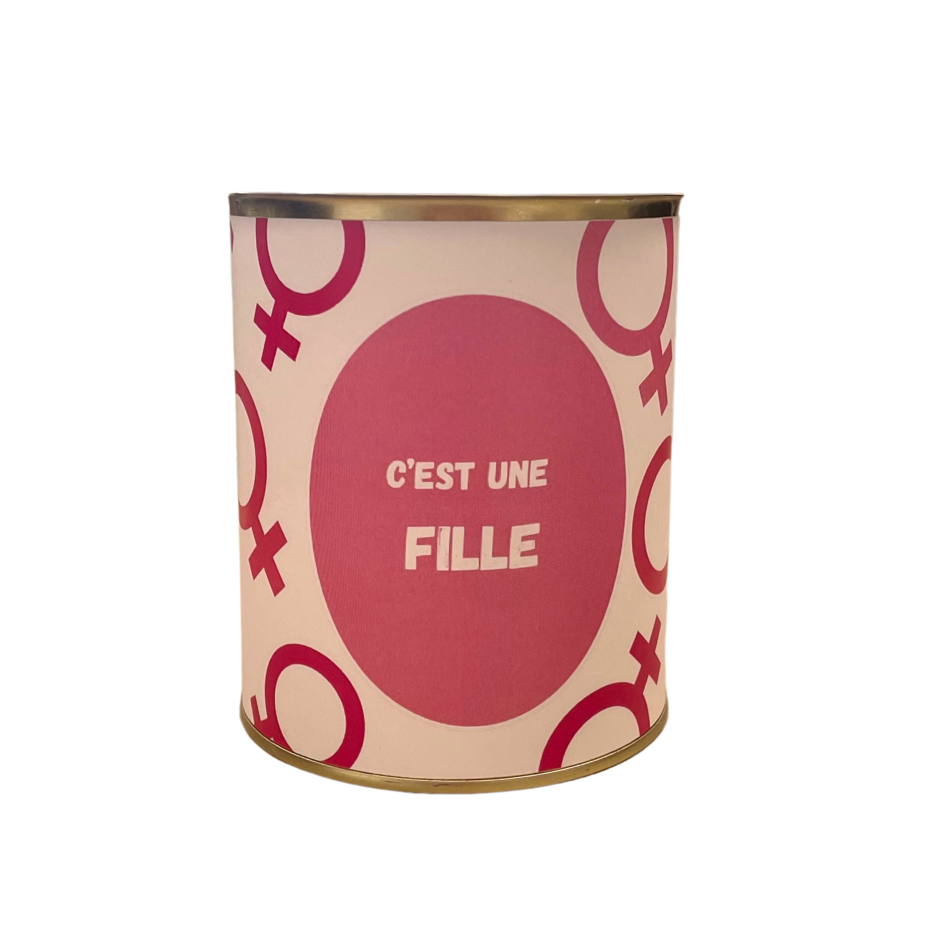 Cache-pots " C'est une fille "