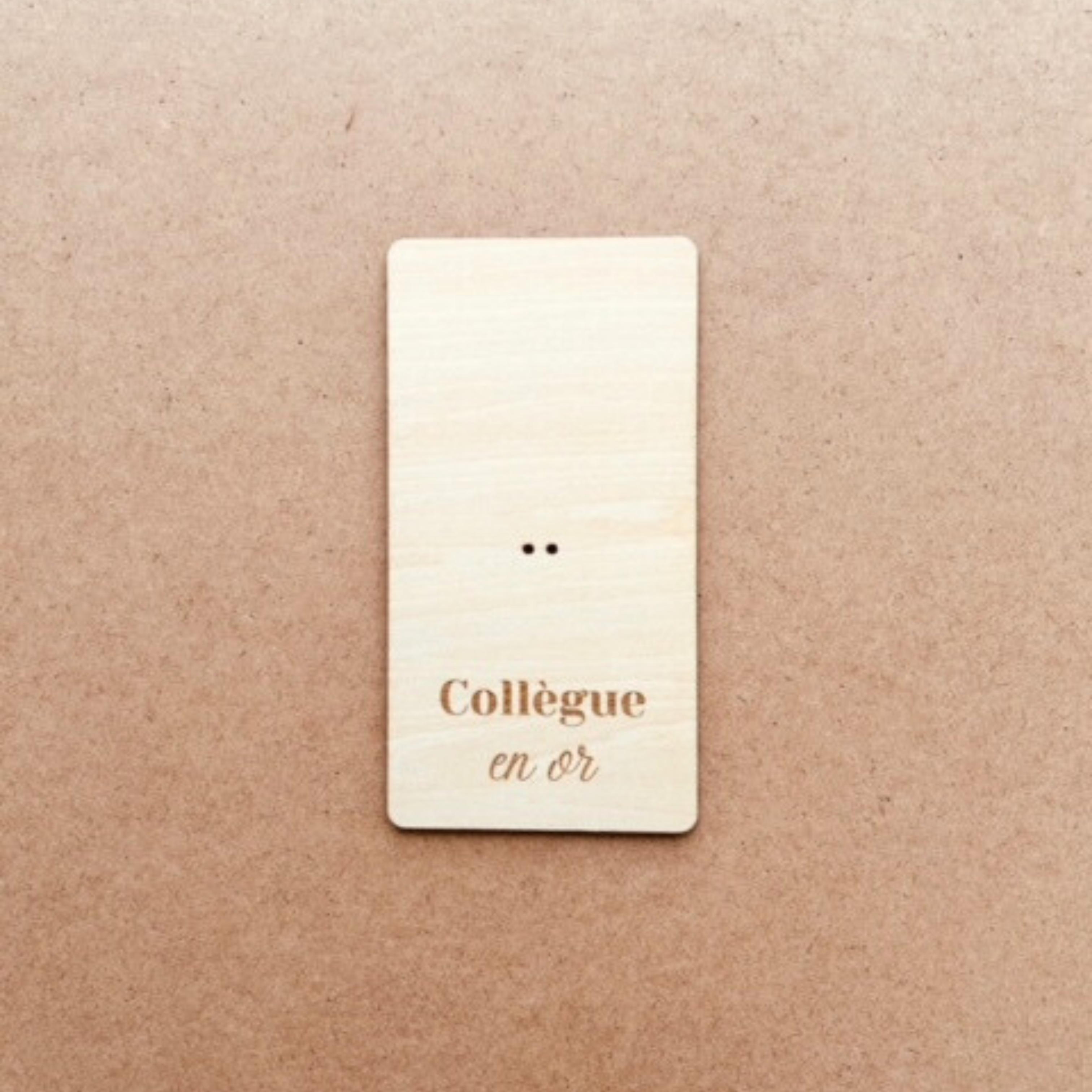 Carte fleurie " Collègue en or "